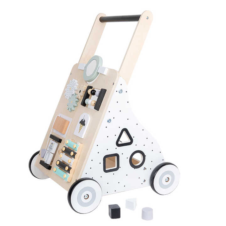 Montessori Infants Toddlers Multi-Functional Walker Wood Children - Little Blossoms Joy