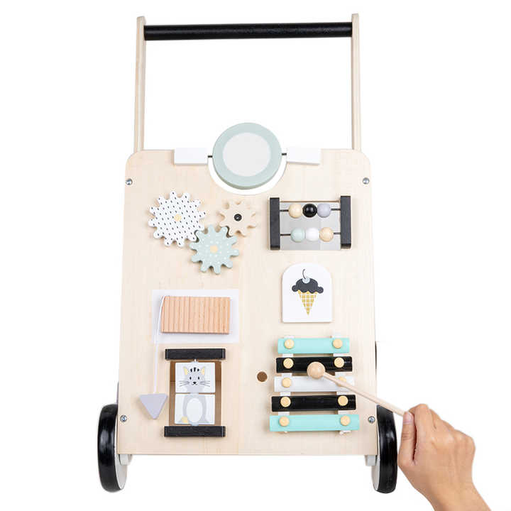 Montessori Infants Toddlers Multi-Functional Walker Wood Children - Little Blossoms Joy