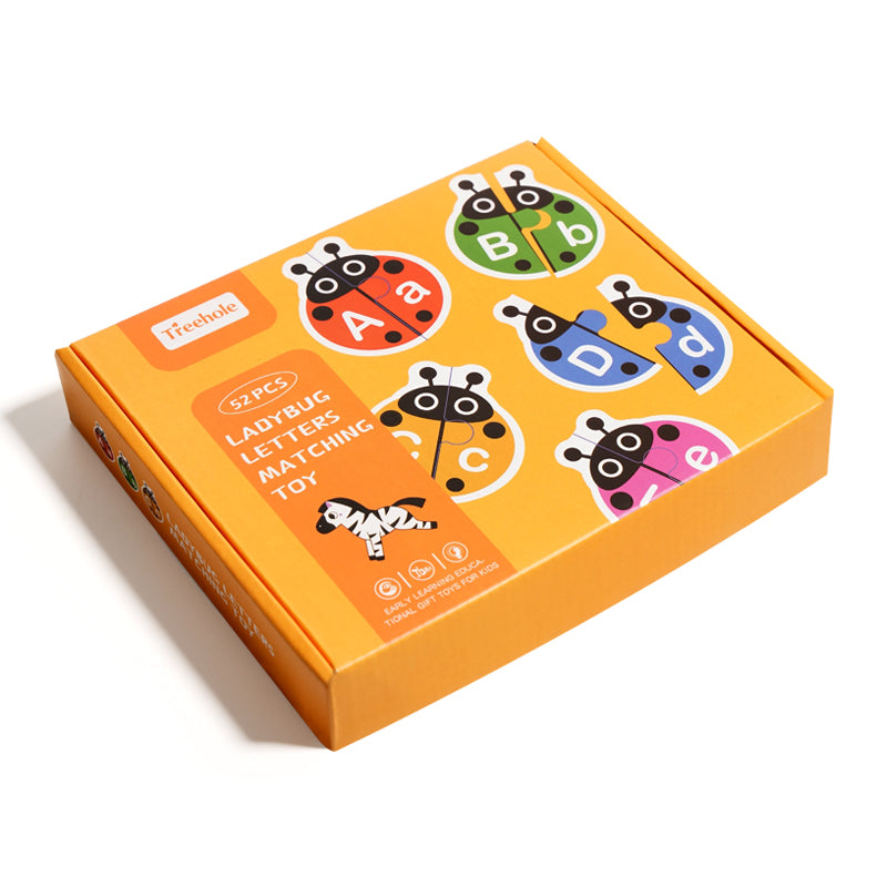 Ladybug Letter Pairing & Vocabulary Matching Game