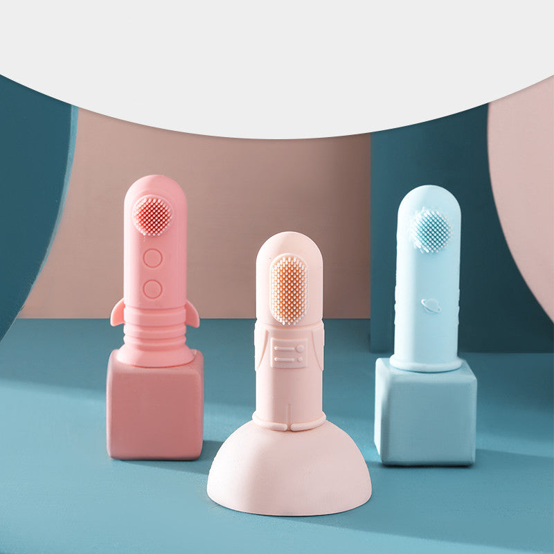 Baby Toothbrush Silicone Finger - Little Blossoms Joy