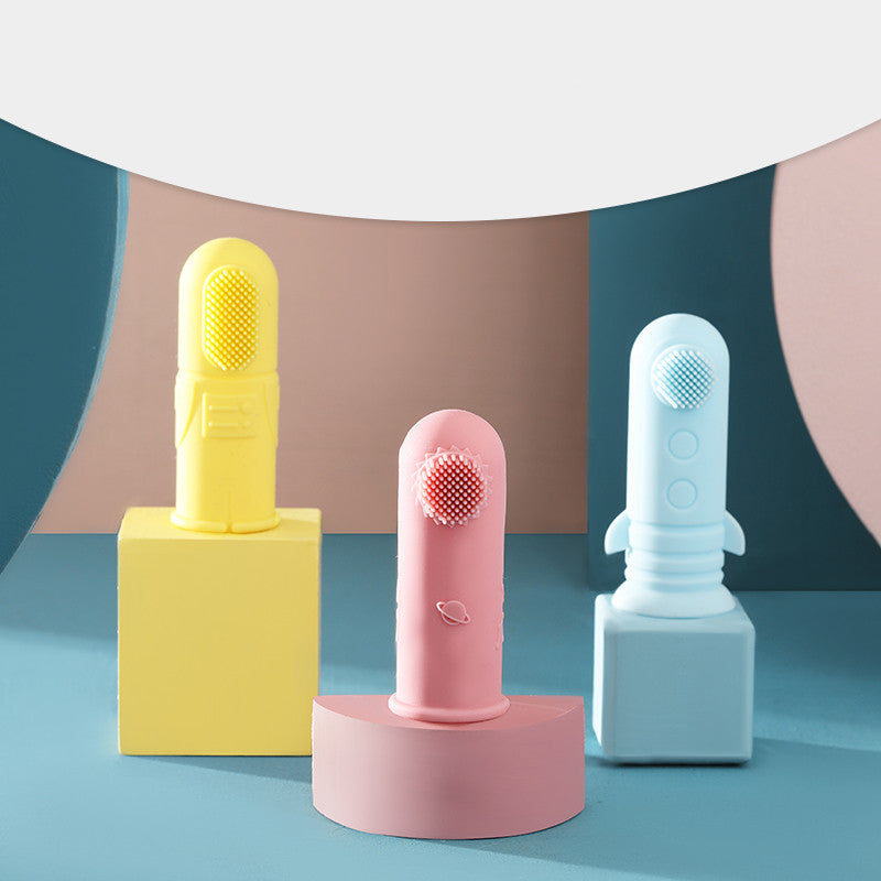 Baby Toothbrush Silicone Finger - Little Blossoms Joy