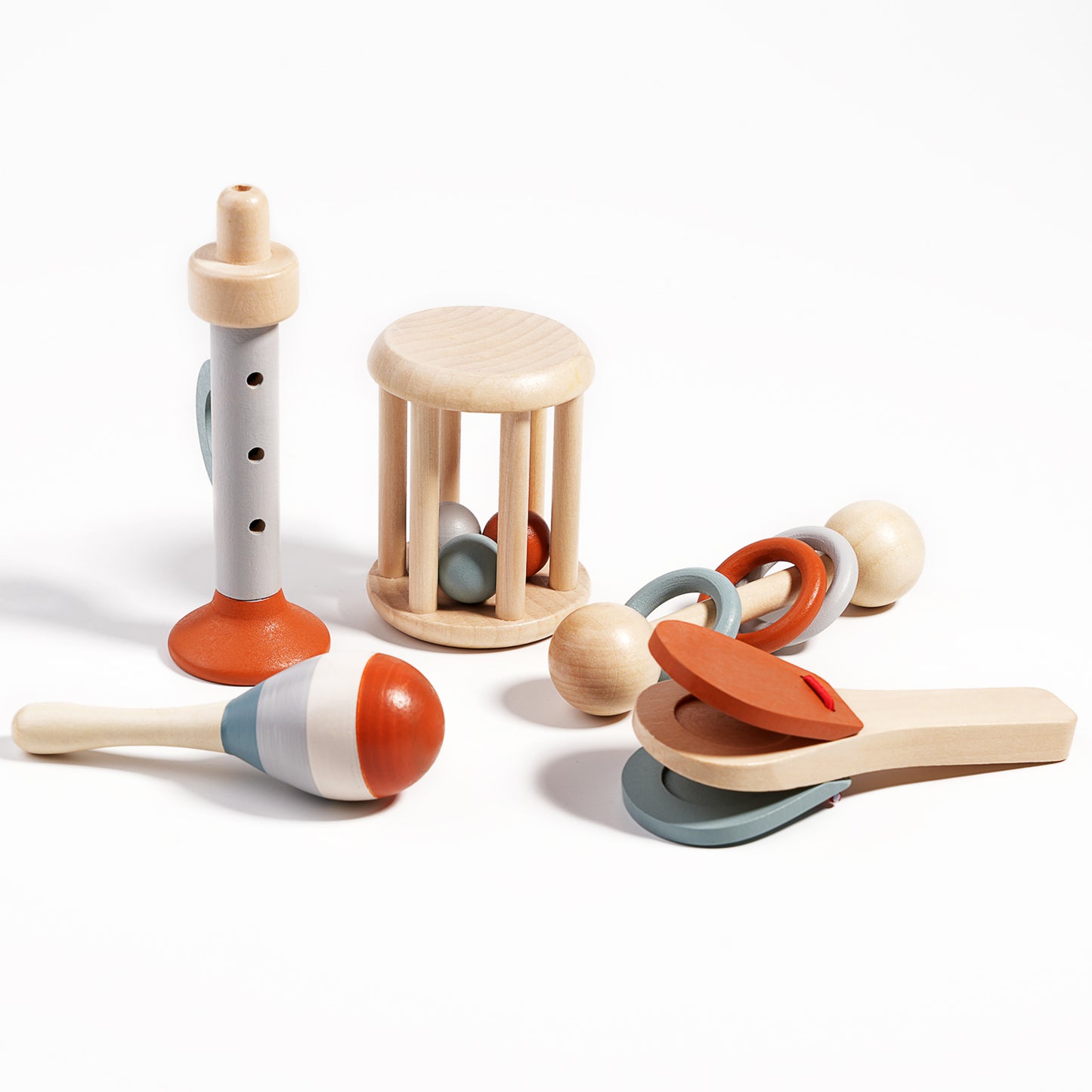 Wooden Musical Instrument Set for Toddlers