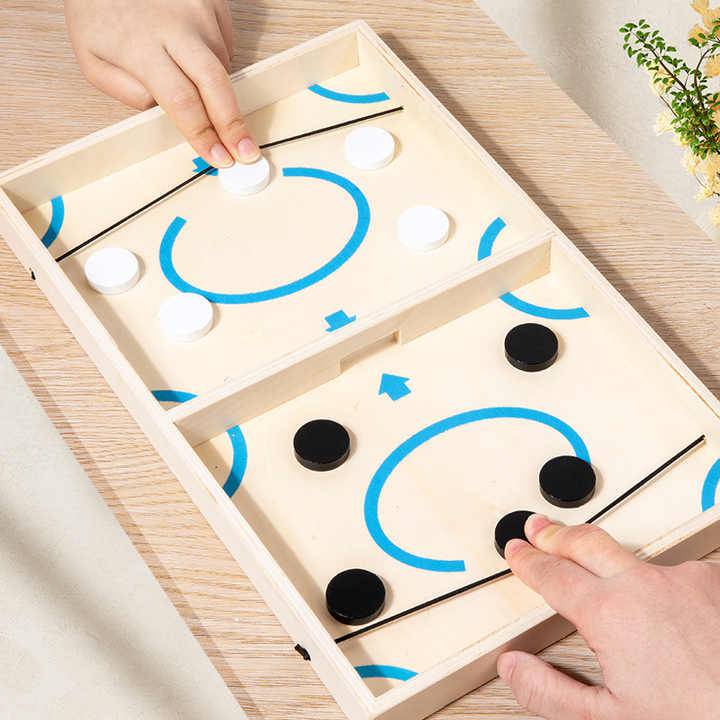 Table toys Wooden children's educational toys interactive competitive - Little Blossoms Joy