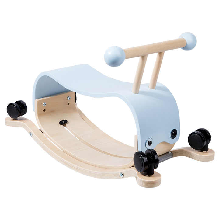 Two-in-one toddler Walker Wooden educational toys children shaking horse parent-child interactive - Little Blossoms Joy