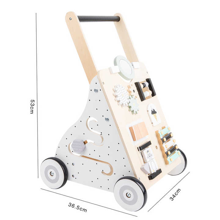 Montessori Infants Toddlers Multi-Functional Walker Wood Children - Little Blossoms Joy