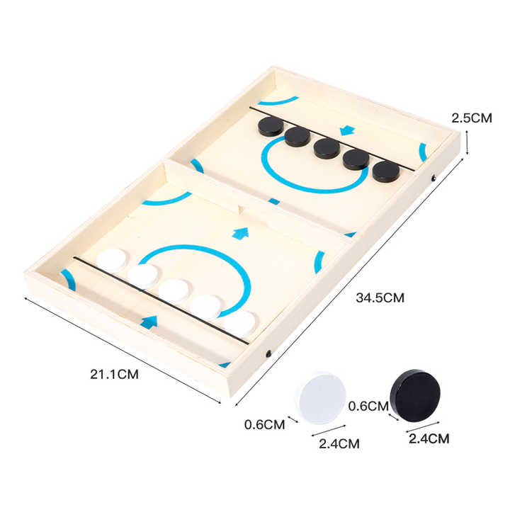 Table toys Wooden children's educational toys interactive competitive - Little Blossoms Joy